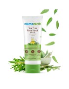 Mamaearth Tea Tree Face Scrub With Tea Tree & Neem, 100g For Skin Purification